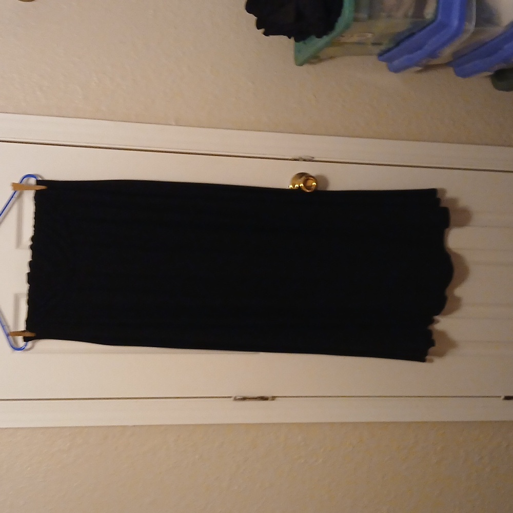 Black, maxi, ALLEGRACE, 2X, SKIRT